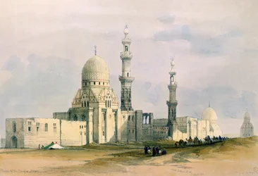 Tombeau du sultan Qansuh Abu Sa`id, 1499, dans le cimetière oriental ou tombes des califes, Le Caire, d